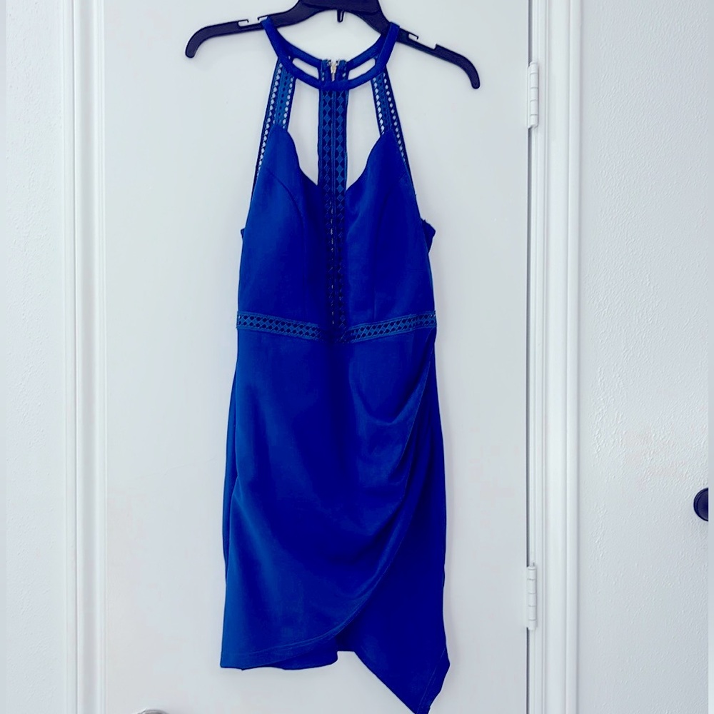 Royal Blue mini dress